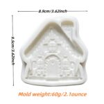 Christmas Gingerbread House Silicone Mold (2)