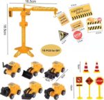 Construction vehicle cake topper 18 piece set 2