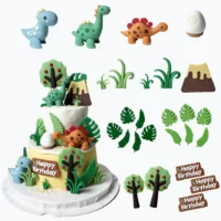Dinosaur Cake Toppers 20 Pieces Set