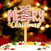 Merry Christmas Cake Toppers3