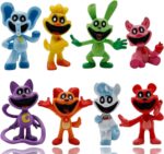 Poppy Playtime Smiling Critters Action Figures Set 8 PVC Mini Figures