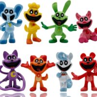 Poppy Playtime Smiling Critters Action Figures Set 8 PVC Mini Figures