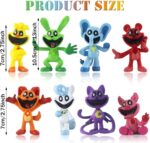 Poppy Playtime Smiling Critters Action Figures Set 8 PVC Mini Figures2