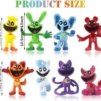 Poppy Playtime Smiling Critters Action Figures Set 8 PVC Mini Figures2