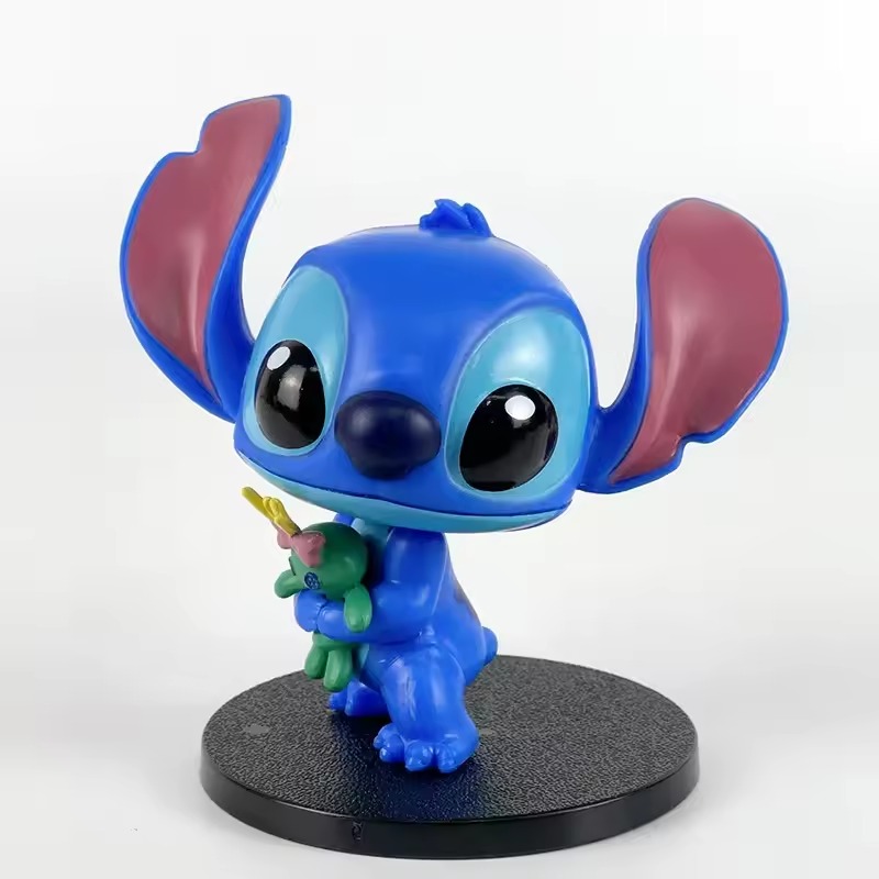 Stitch Cake Topper Figure Disney Lilo & Stitch Scrump Doll Decoration Stitch Cake Topper Figure Disney Lilo & Stitch Scrump Doll Decoration