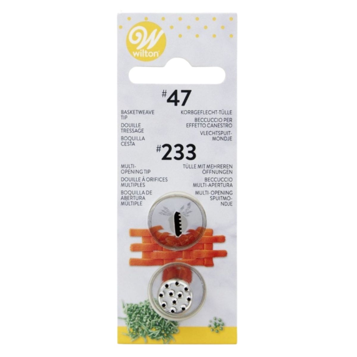 Wilton Decorating Tip Set #047, #233 Wilton Decorating Tip Set #047, #233