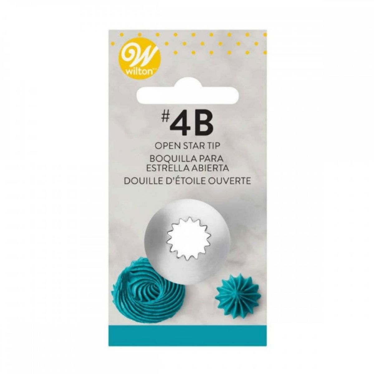 Wilton Open Star Decorating Tip #4B Wilton Open Star Decorating Tip #4B