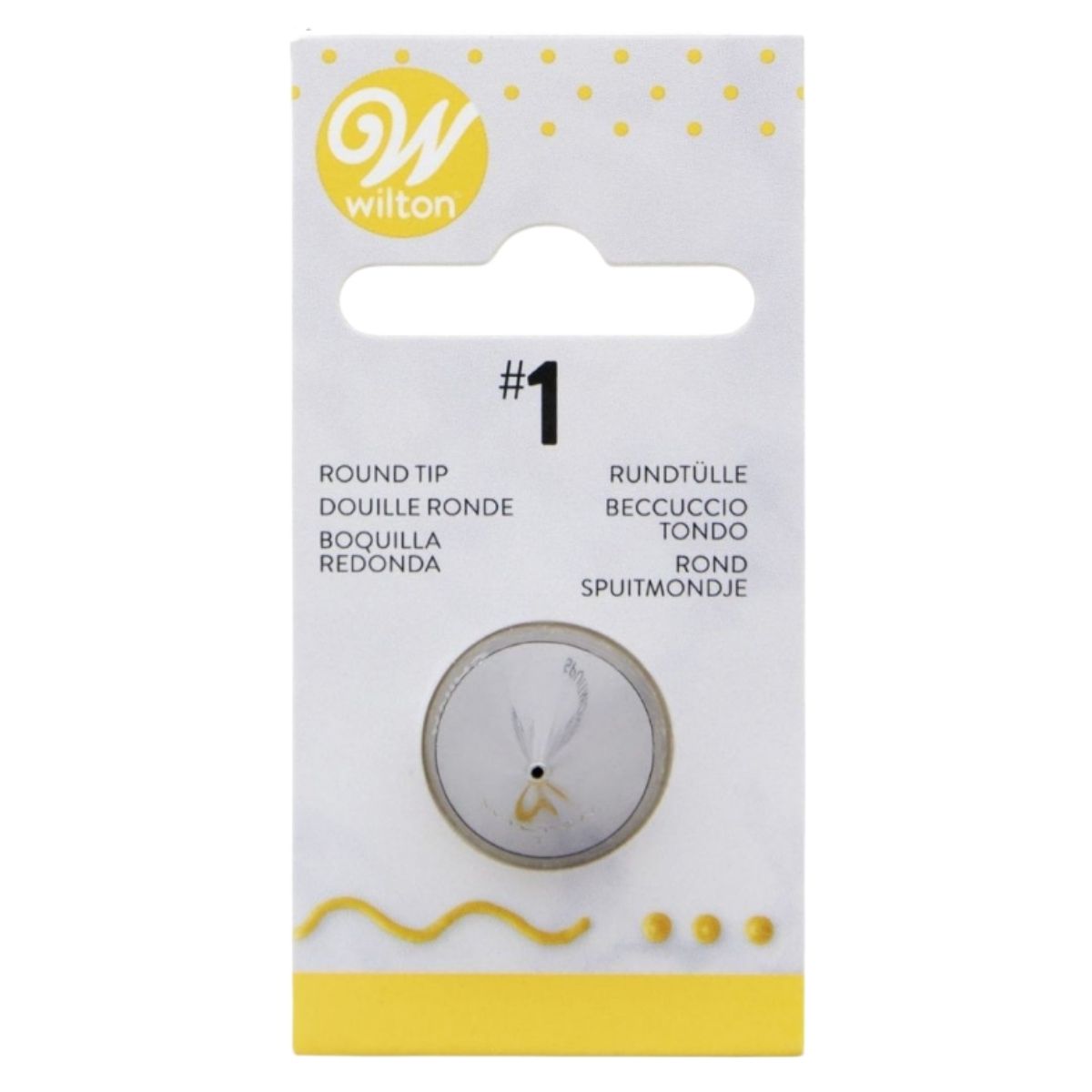 Wilton Round Carded Decorating Tip #001 Wilton Round Carded Decorating Tip #001