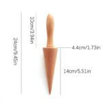 wooden ice cream cone mold2