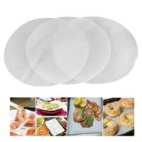 100 Pcs Round White Baking Paper 100 Sheets
