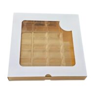 16 Cavities Chocolate Box with Window Lid