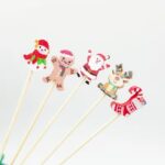 50 Pcs Christmas Picks for Cupcakes Decorations (2)