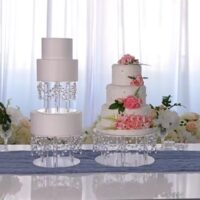 Acrylic Crystal Wedding Cake Stand (2)
