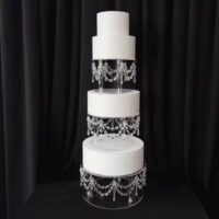 Acrylic Crystal Wedding Cake Stand (2)