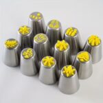 Christmas Series 12 Stainless Steel Cake Cream Piping Tips Cake Baking Decoration Tools Piping Tips (2)