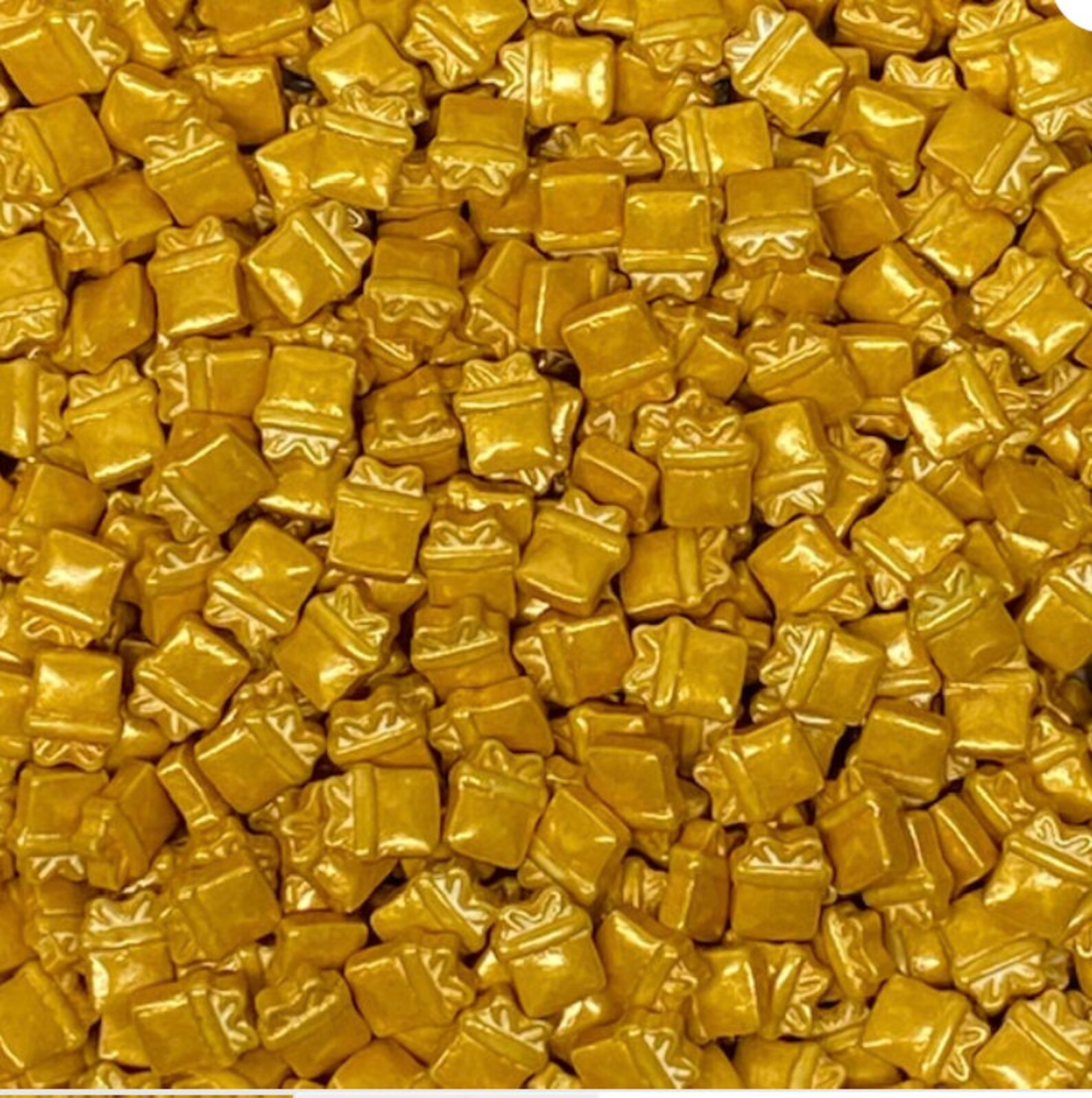 Gold Gift Box Christmas sprinkles Gold Gift Box Christmas sprinkles