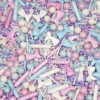 Mermaid Tails, Pastel Sugar Sprinkles 100g