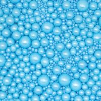 Mix Size Blue Sugar Pearls Sprinkles 100g