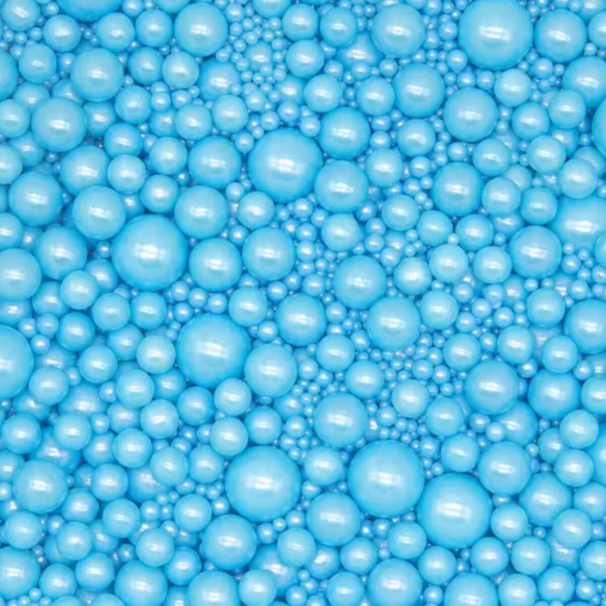 Mix Size Blue Sugar Pearls Sprinkles 100g Mix Size Blue Sugar Pearls Sprinkles 100g