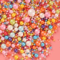 Mix Size Colorful Sugar Pearls Sprinkles 100g