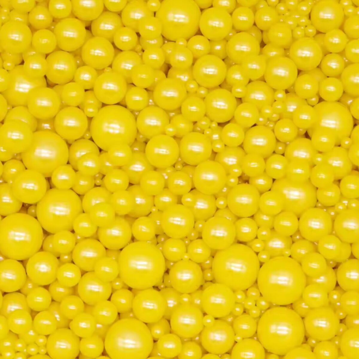 Mix Size Yellow Sugar Pearls Sprinkles 100g Mix Size Yellow Sugar Pearls Sprinkles 100g