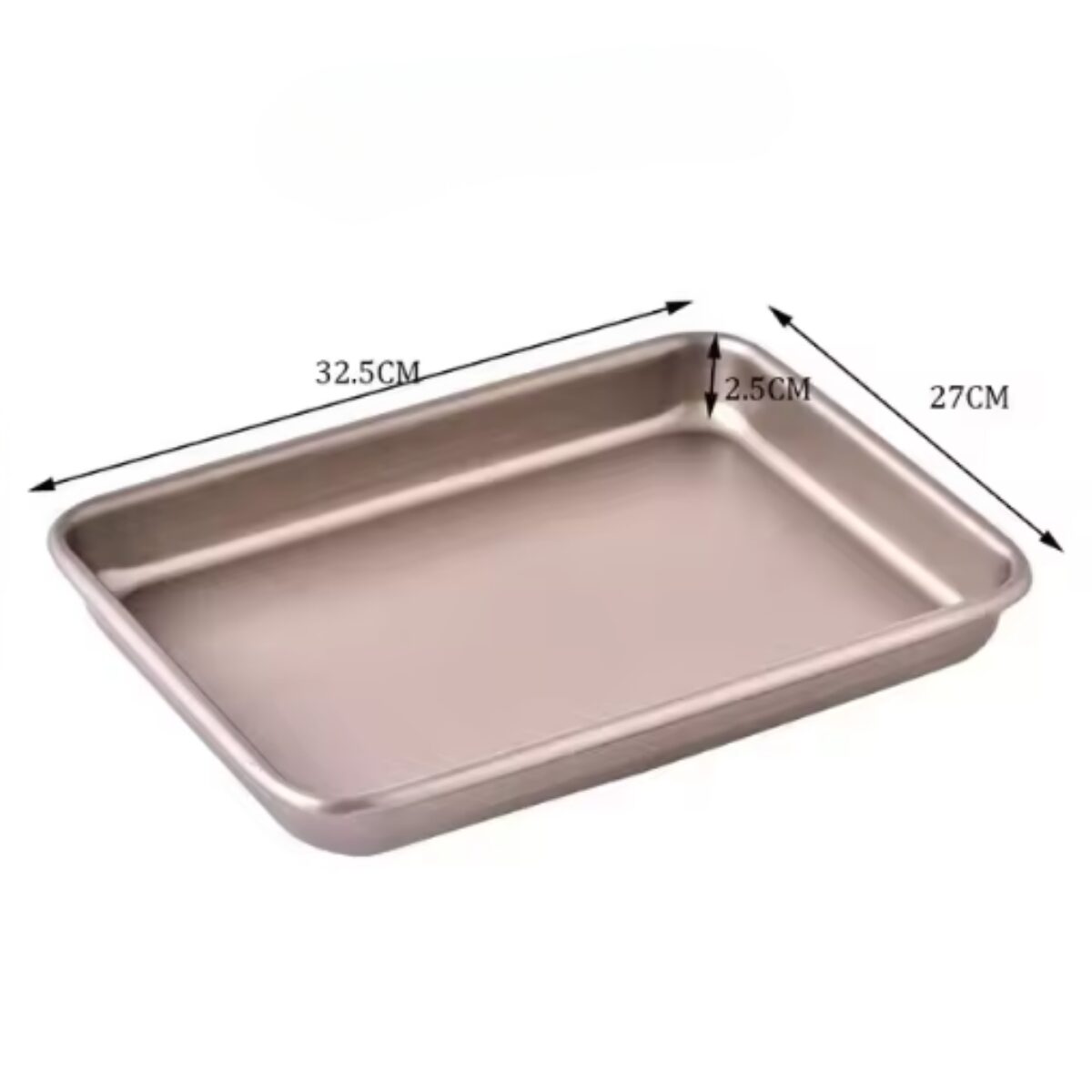 Non Stick Rectangular Baking Oven Tray 22x17cm (2) Non Stick Rectangular Baking Oven Tray 22x17cm (2)