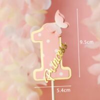 Paper Number Cake Topper 1