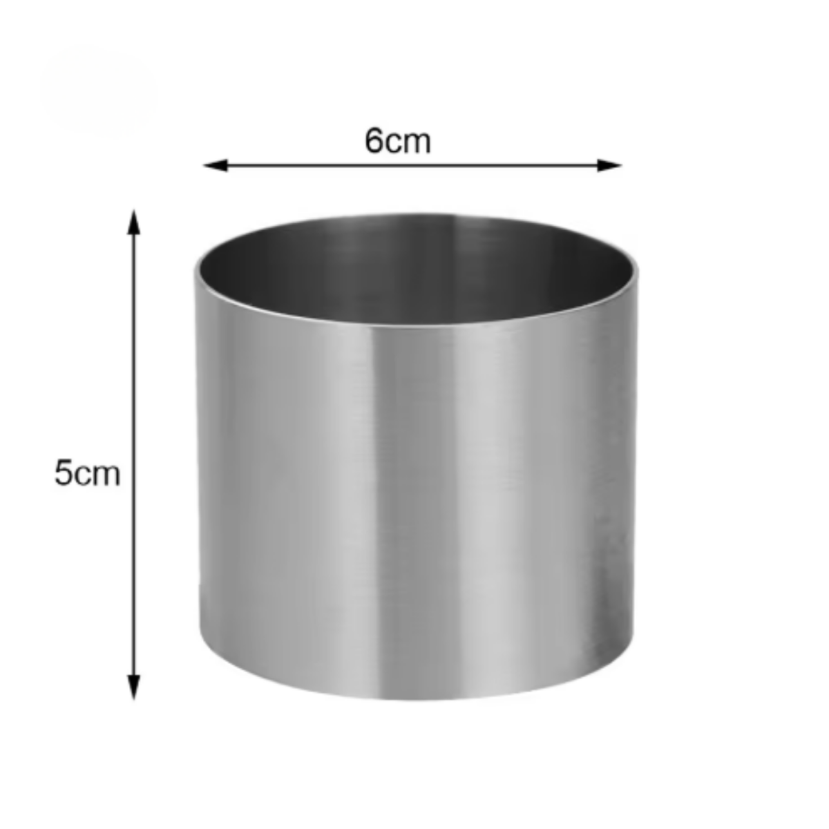 Round Cake Mousse Ring 6cm x 5cm Height Round Cake Mousse Ring 6cm x 5cm Height