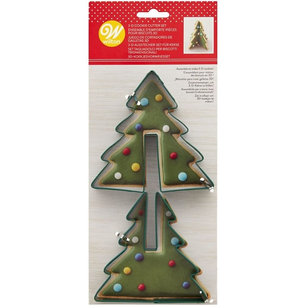 Wilton 3D Christmas Tree Cookie Cutter Set Wilton 3D Christmas Tree Cookie Cutter Set