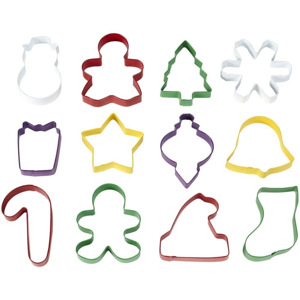 Wilton Christmas Cookie Cutter Set Of 12 (2) Wilton Christmas Cookie Cutter Set Of 12 (2)