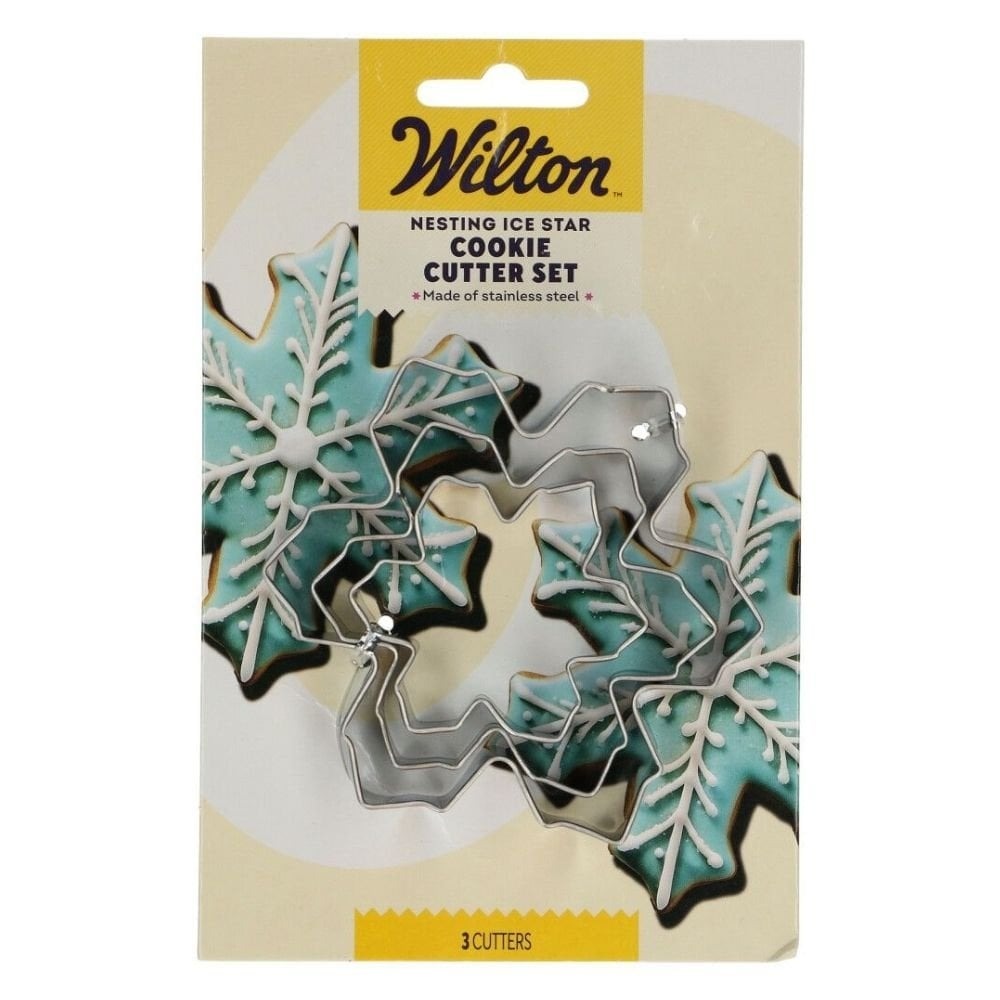 Wilton Ice Star Nesting Cookie Cutter Set Of 3 Wilton Ice Star Nesting Cookie Cutter Set Of 3
