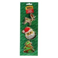 wilton Santa, Reindeer, Christmas Tree Cookie Cutter Set Of 3