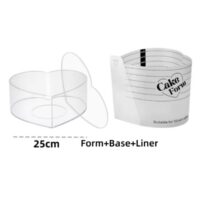 10 Inch Heart Frost Form Starter Icing Kit