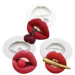 3 Pcs Lips Valentin Silicone Mold