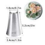 3 Pcs Set Lotus Flower Piping Nozzles #899 #D68 #98