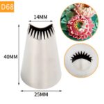 3 Pcs Set Lotus Flower Piping Nozzles #899 #D68 #98