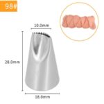 3 Pcs Set Lotus Flower Piping Nozzles #899 #D68 #98