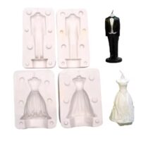 3D Wedding Suit Dress Silicone Mold