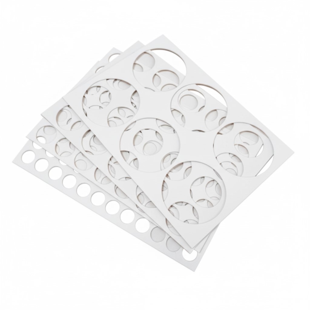 Acrylic Chocolate Transfer Logo Mold – Round Circle Templates Acrylic Chocolate Transfer Logo Mold – Round Circle Templates