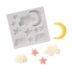 Cloud Moon Star Silicone Mold