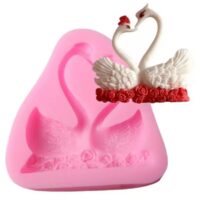 Couple Swan Shape Silicone Mold