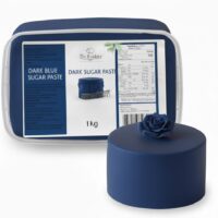 DR. BAKER Sugar Paste Dark Blue Color Fondant 1KG