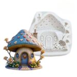 Heart Mushroom Castle Silicone Silicone Mold