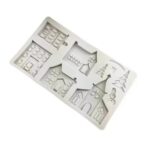 House Christmas Village Silicone Mold