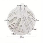 Leaves, berries & Foliage Silicone Mold