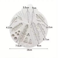 Leaves, berries & Foliage Silicone Mold