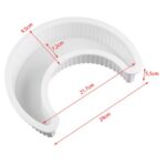 Ramadan Crescent Moon Shape Silicone Cake Mold Pan