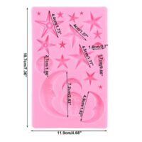 Star Sun Moon Silicone Mold