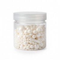 White Sugar Pearls & Rods Sprinkles