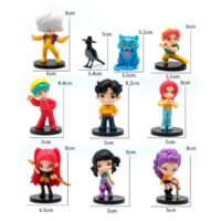 10 Pcs Pop Witch Huntress Toys Cake Topper